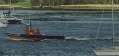 [picture of Hamble Rescue RIB]